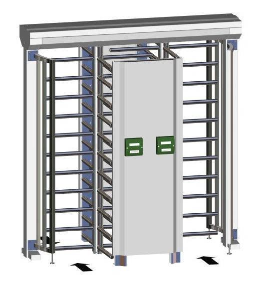 Двухпроходный полноростовой турникет Gotschlich Ecco Arena 90 HD Basic (6EALD4ABHB) Двухпроходный полноростовой турникет Gotschlich Ecco Arena 90 HD Basic (6EALD4ABHB)