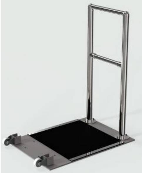 Подиум плоский Ростов-Дон ПП для турникетов Т83М (из окрашенной стали)