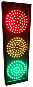 Светофор светодиодный трехсекционный Инфопаркинг ИС-1/24/3 Светофор светодиодный трехсекционный Инфопаркинг ИС-1/24/3