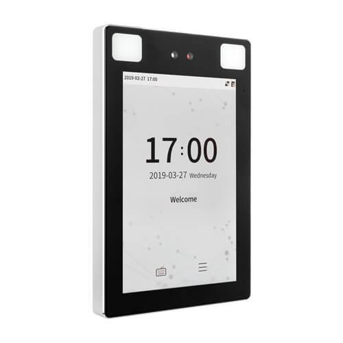 Антивандальный уличный терминал распознавания лиц ZKTeco ProFaceX [CH] (EM) с кронштейном крепления на турникет