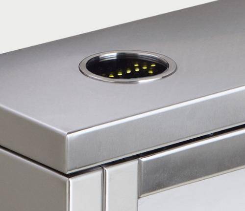 Турникет-трипод тумбовый PERCo-TTD-03.2G из окрашенной стали, темно-серый (с планками) Турникет-трипод тумбовый PERCo-TTD-03.2G из окрашенной стали, темно-серый (с планками)