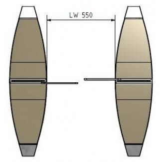 Боковой модуль раздвижного сенсорного турникета Gotschlich Selection Linear DL (550мм, высота 1700мм) (6SLI1EC-M17) Боковой модуль раздвижного сенсорного турникета Gotschlich Selection Linear DL (550мм, высота 1700мм) (6SLI1EC-M17)