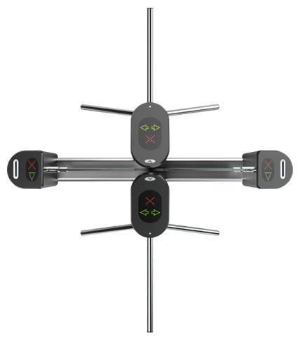 Турникет-трипод двусторонний со стеклом Oxgard Praktika-Т-03D Турникет-трипод двусторонний со стеклом Oxgard Praktika-Т-03D