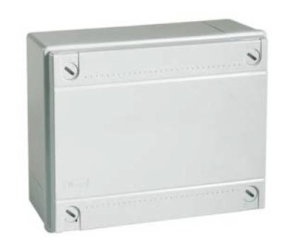 Коробка ответвительная 380х300х120, IP56 (54410) с гладкими стенками Коробка ответвительная 380х300х120, IP56 (54410) с гладкими стенками