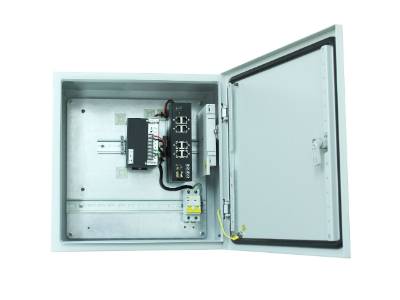 Уличная станция с PoE-коммутатором Osnovo OS-441(SW-8091/IC) на 10 портов