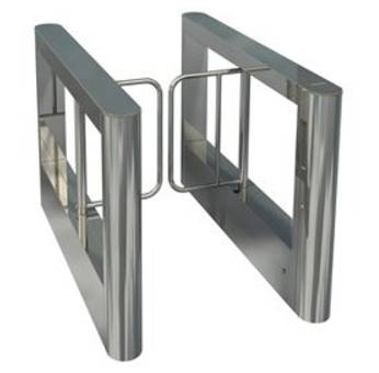 Боковой модуль турникета с распашными створками ОМА-84.886 (V1) из нержавеющей стали с картоприемником Боковой модуль турникета с распашными створками ОМА-84.886 (V1) из нержавеющей стали с картоприемником