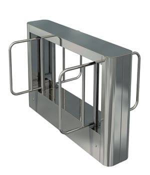 Центральная стойка турникета с распашными створками ОМА-86.686 (AW) из нержавеющей стали