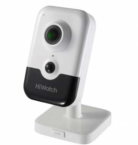 Компактная IP-камера 2Мп HiWatch DS-I214(B) (2 мм) с PIR-датчиком и микрофоном