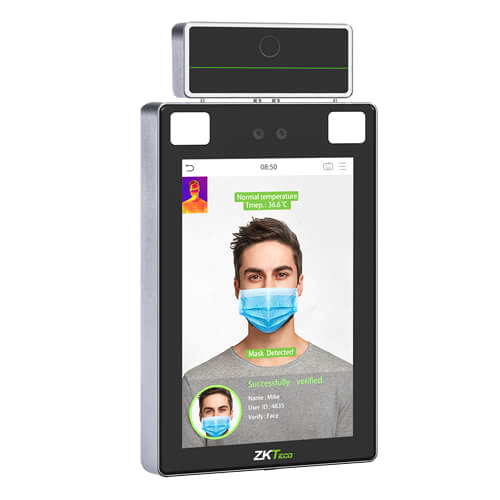 Терминал распознавания лиц ZKTeco ProFaceX [TI] [WIFI] с функцией измерения температуры тела