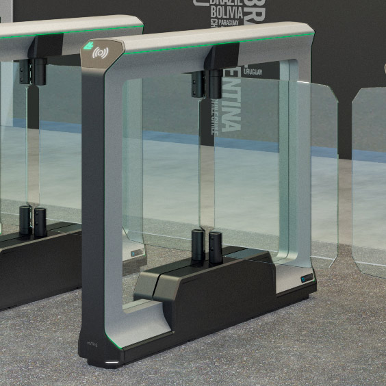 Центральная секция распашного турникета Magnetic mWing FMWI_CL без створок Центральная секция распашного турникета Magnetic mWing FMWI_CL без створок