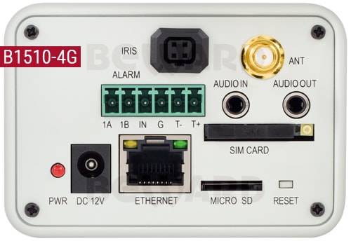 Корпусная IP-камера Beward B1510-4G с модулем 2G/3G/4G промышленного класса Корпусная IP-камера Beward B1510-4G с модулем 2G/3G/4G промышленного класса