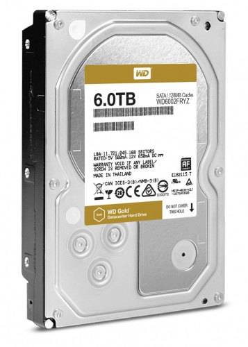 Жесткий диск Western Digital Gold WD6003FRYZ 6 ТБ Жесткий диск Western Digital Gold WD6003FRYZ 6 ТБ