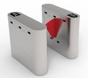 Турникет раздвижной тумбовый ZKTeco FB 01 RF с RFID считывателями (со створками) Турникет раздвижной тумбовый ZKTeco FB 01 RF с RFID считывателями (со створками)