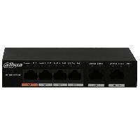 Неуправляемый POE коммутатор Dahua DH-PFS3006-4ET-60 Неуправляемый POE коммутатор Dahua DH-PFS3006-4ET-60