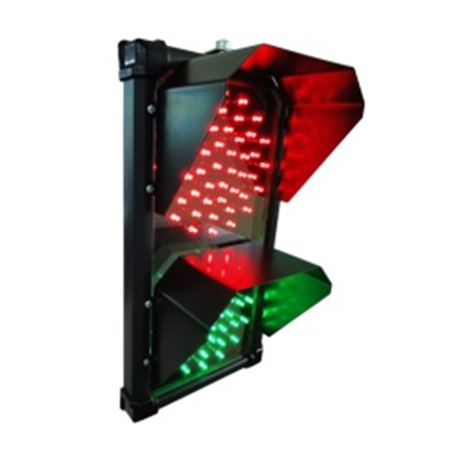 Светофор светодиодный двухсекционный Инфопаркинг ИС-1/12/К с козырьками
