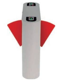 Центральный модуль раздвижного турникета ZKTeco FB 02 FP с биометрическими считывателями (со створками) Центральный модуль раздвижного турникета ZKTeco FB 02 FP с биометрическими считывателями (со створками)