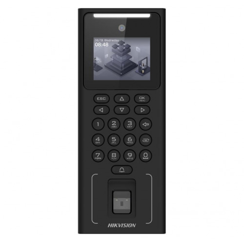 Терминал доступа HikVision DS-K1T321EFX с распознаванием лиц, отпечатков пальцев, карт EM Терминал доступа HikVision DS-K1T321EFX с распознаванием лиц, отпечатков пальцев, карт EM