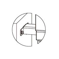 Кронштейн PERCo RF01 0-11 для стыковки турникета RTD-15 со стеной Кронштейн PERCo RF01 0-11 для стыковки турникета RTD-15 со стеной