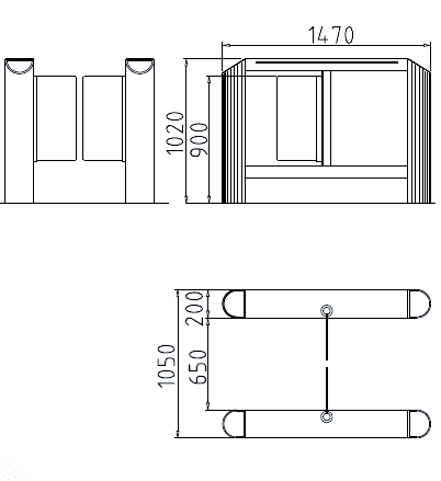 Сенсорный барьер dormakaba Argus HSB-E10, 2 прохода Сенсорный барьер dormakaba Argus HSB-E10, 2 прохода
