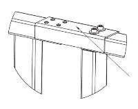 Накладка верхняя PERCo RF01 0-05 для стыковки секций ограждений MB-15 / калитки WHD-15 Накладка верхняя PERCo RF01 0-05 для стыковки секций ограждений MB-15 / калитки WHD-15