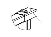 Накладка верхняя PERCo RF01 0-08 для стыковки секции ограждения MB-15 / калитки WHD-15 со стеной Накладка верхняя PERCo RF01 0-08 для стыковки секции ограждения MB-15 / калитки WHD-15 со стеной