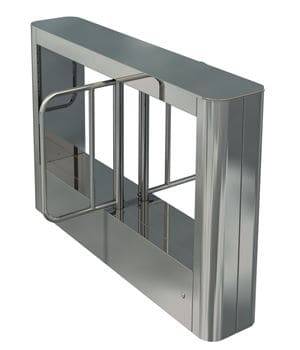 Центральная стойка турникета с распашными створками ОМА-84.686 (AW) из нержавеющей стали