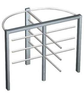 Турникет полуростовой AR-GO TRP 44-04G из нержавеющей стали Турникет полуростовой AR-GO TRP 44-04G из нержавеющей стали