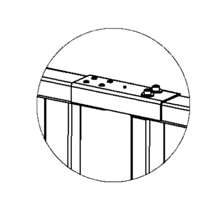 Накладка верхняя PERCo RF01 0-06 для стыковки дополнительной секции ограждения MB-15D Накладка верхняя PERCo RF01 0-06 для стыковки дополнительной секции ограждения MB-15D