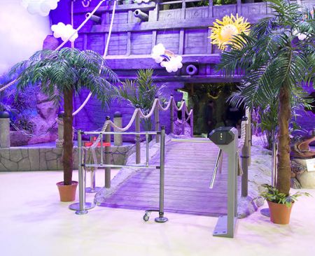 Электронная проходная PERCo-KT02.9 с планками Антипаника Электронная проходная PERCo-KT02.9 с планками Антипаника