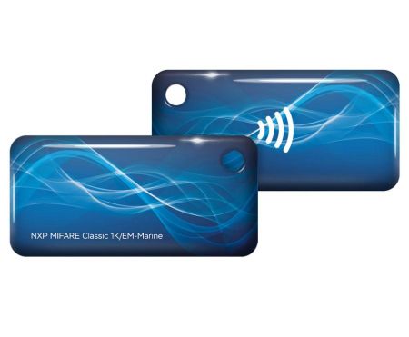 Брелок комбинированный EM-Marine + Mifare ID 64byte, nUID 4byte Брелок комбинированный EM-Marine + Mifare ID 64byte, nUID 4byte