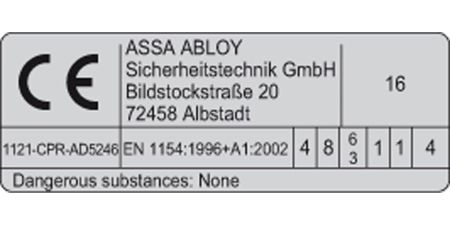 Дверной доводчик Assa Abloy DC336 с рычажной тягой L190 Дверной доводчик Assa Abloy DC336 с рычажной тягой L190