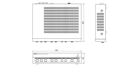 Усилитель мощности Inter-M A-60, 60Вт Усилитель мощности Inter-M A-60, 60Вт