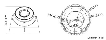 Уличная купольная IP-камера 2Мп HiWatch DS-I253M(B) (2.8 мм) с микрофоном Уличная купольная IP-камера 2Мп HiWatch DS-I253M(B) (2.8 мм) с микрофоном
