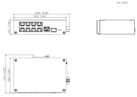 ePoE-коммутатор 8-портовый Dahua DH-LR2110-8ET-120, гигабитный, неуправляемый ePoE-коммутатор 8-портовый Dahua DH-LR2110-8ET-120, гигабитный, неуправляемый