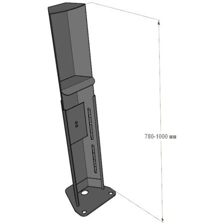 Опора телескопическая Hurde Block-A31-Orange (11-31O) Опора телескопическая Hurde Block-A31-Orange (11-31O)
