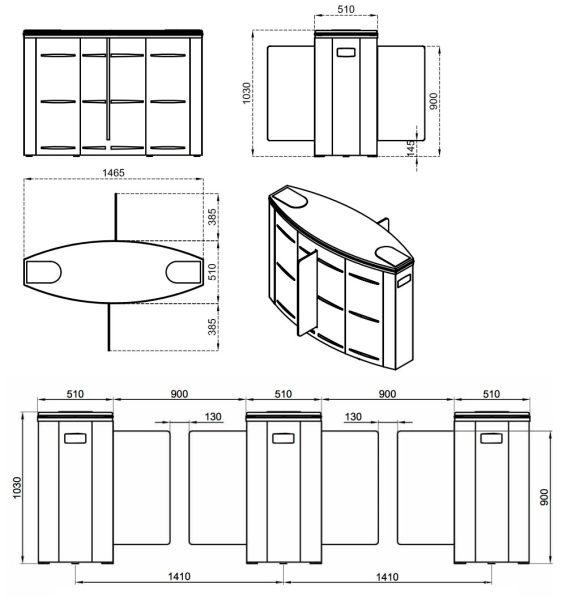 Турникет раздвижной двухпроходной Came Sliding Gate SG90, 900 мм, створки 900 мм (SG90S-DBL) Турникет раздвижной двухпроходной Came Sliding Gate SG90, 900 мм, створки 900 мм (SG90S-DBL)