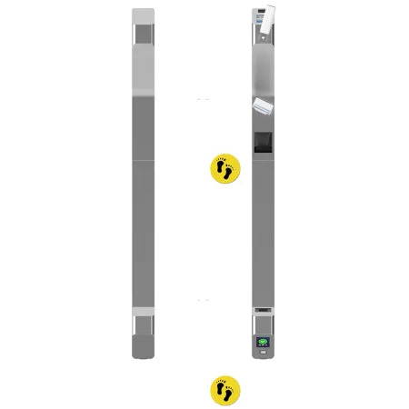Турникет-шлюз распашной Avix E-gate AV.TD.6639 для контроля здоровья на таможне Турникет-шлюз распашной Avix E-gate AV.TD.6639 для контроля здоровья на таможне