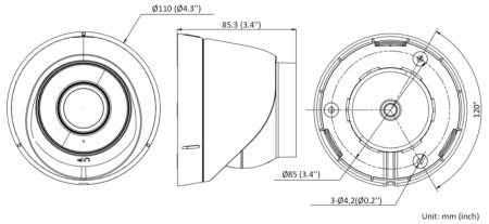 Уличная купольная IP-камера 4Мп HiWatch DS-I453M(B) (2.8 мм) с EXIR-подсветкой до 30м и микрофоном Уличная купольная IP-камера 4Мп HiWatch DS-I453M(B) (2.8 мм) с EXIR-подсветкой до 30м и микрофоном