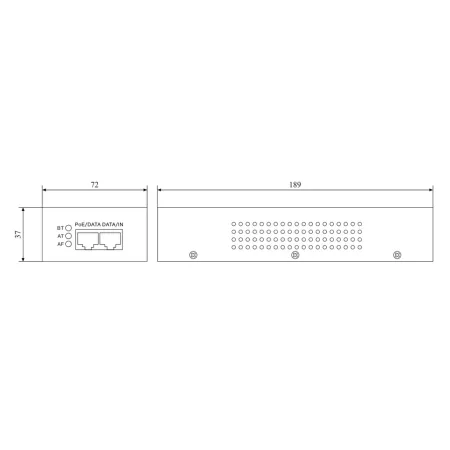 PoE-инжектор 90Вт RVi-1NPI900 PoE-инжектор 90Вт RVi-1NPI900