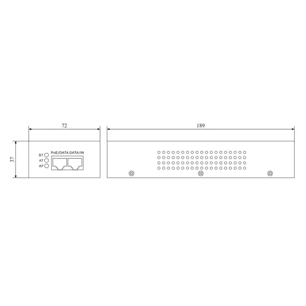 PoE-инжектор 90Вт RVi-1NPI900