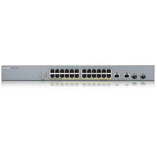 Управляемый PoE-коммутатор 26-канальный Zyxel GS1350-26HP Управляемый PoE-коммутатор 26-канальный Zyxel GS1350-26HP