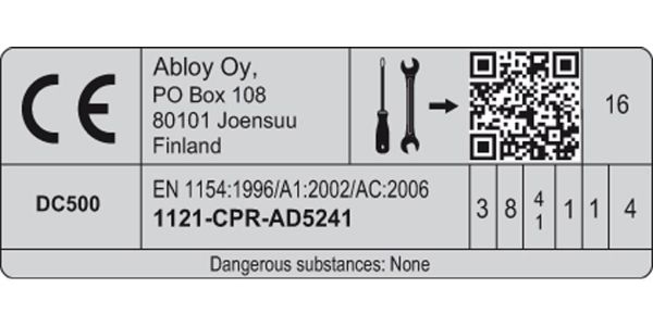 Дверной доводчик Assa Abloy DC500 EN 1-4, BC
