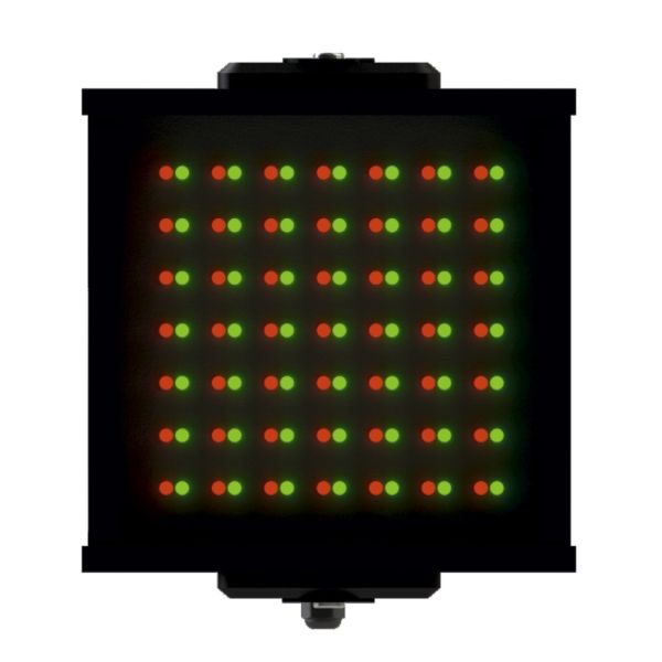 Светофор светодиодный односекционный Инфопаркинг ИС-2/24/Зеленый+Красный