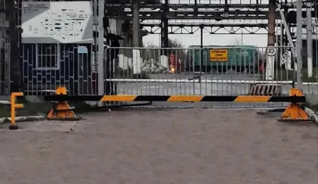 Противотаранный шлагбаум ПШГ-СБ 4000 горизонтальный, механический, 20 тонн Противотаранный шлагбаум ПШГ-СБ 4000 горизонтальный, механический, 20 тонн