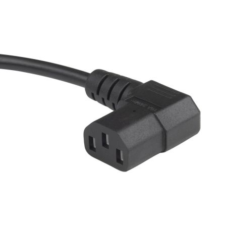 Кабель питания компьютера Hyperline PWC-IEC13A-SHM-1.8-BK, 10A, угловая вилка, 1.8м Кабель питания компьютера Hyperline PWC-IEC13A-SHM-1.8-BK, 10A, угловая вилка, 1.8м