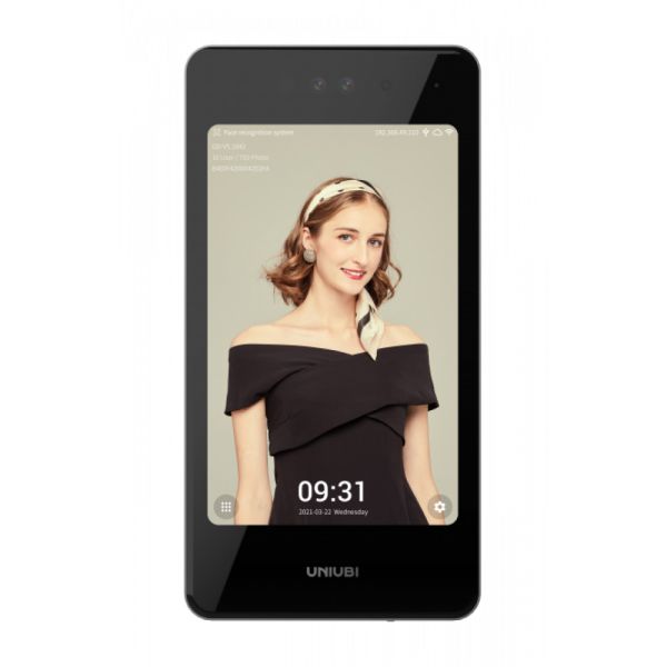 Биометрический терминал распознавания лиц и отпечатков Uface 8 Pro FP, настенный Биометрический терминал распознавания лиц и отпечатков Uface 8 Pro FP, настенный