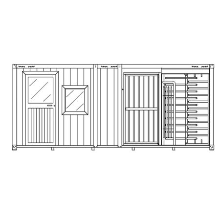 Мобильный бокс с офисом Came Ozak Container 6M B (PSGC6MB) Мобильный бокс с офисом Came Ozak Container 6M B (PSGC6MB)