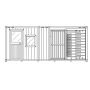 Мобильный бокс с офисом Came Ozak Container 6M B (PSGC6MB) Мобильный бокс с офисом Came Ozak Container 6M B (PSGC6MB)