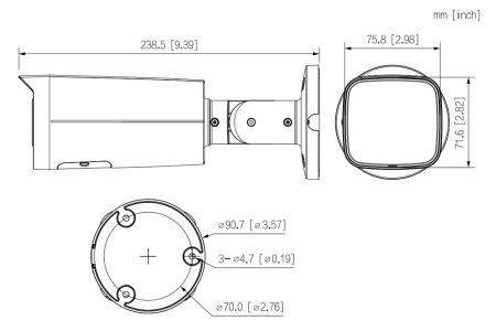 IP-видеокамера уличная 8Мп Dahua DH-IPC-HFW2849TP-AS-IL-0600B с ИИ IP-видеокамера уличная 8Мп Dahua DH-IPC-HFW2849TP-AS-IL-0600B с ИИ
