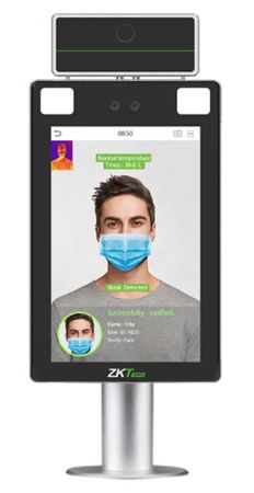 Терминал распознавания лиц ZKTeco ProFaceX [CH][TI] с функцией измерения температуры тела